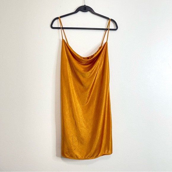 Sincerly Jules Dresses & Skirts - NWT Sincerely Jules satin effect cowl neck slip dress